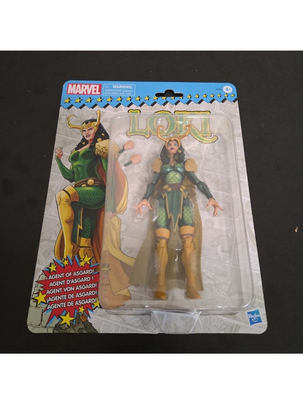 Hasbro Marvel Legends Retro Lady Loki Agent of Asgard 6" Action Figure MINOR DMG